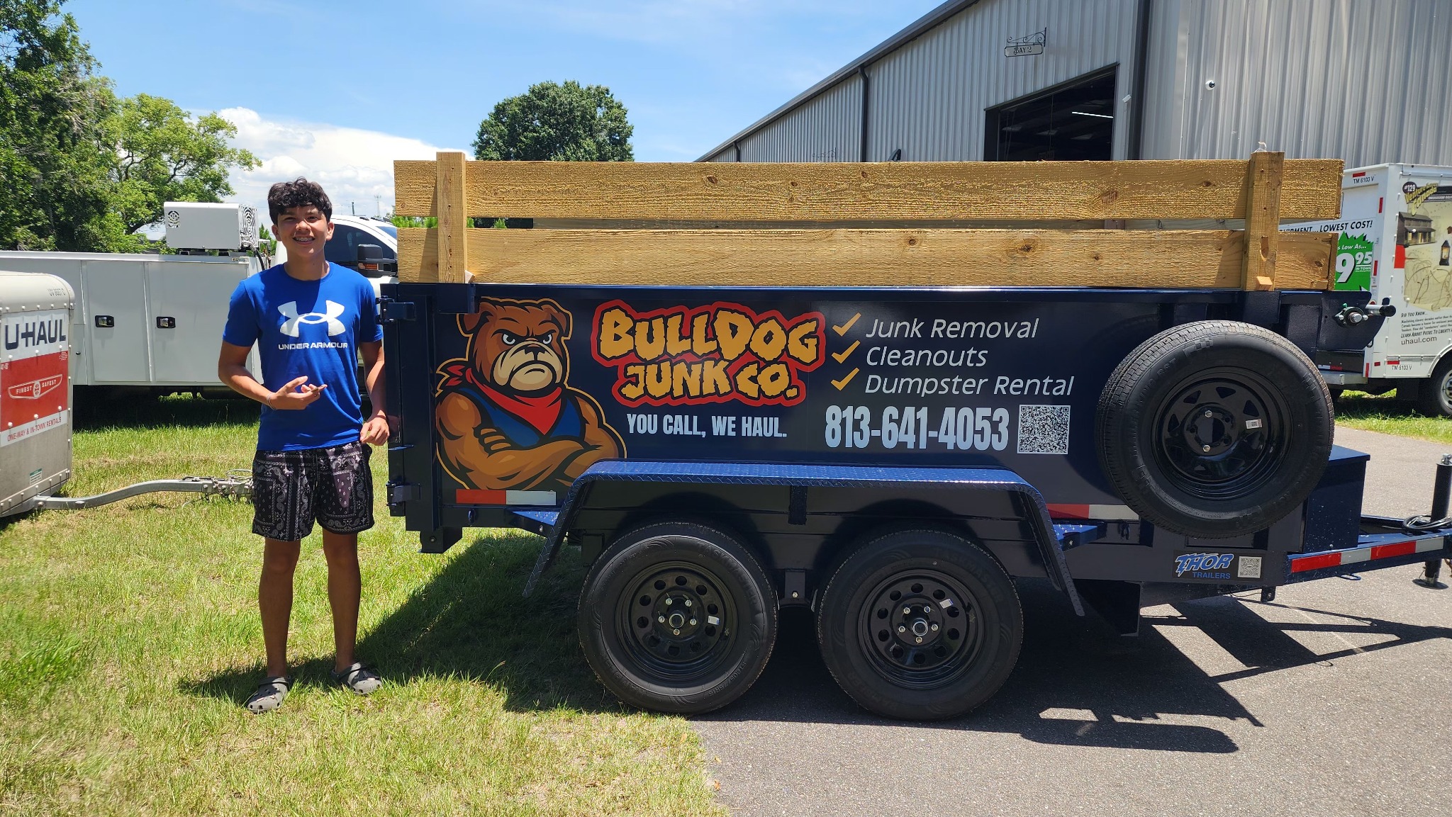 Bulldog Junk Co trailer